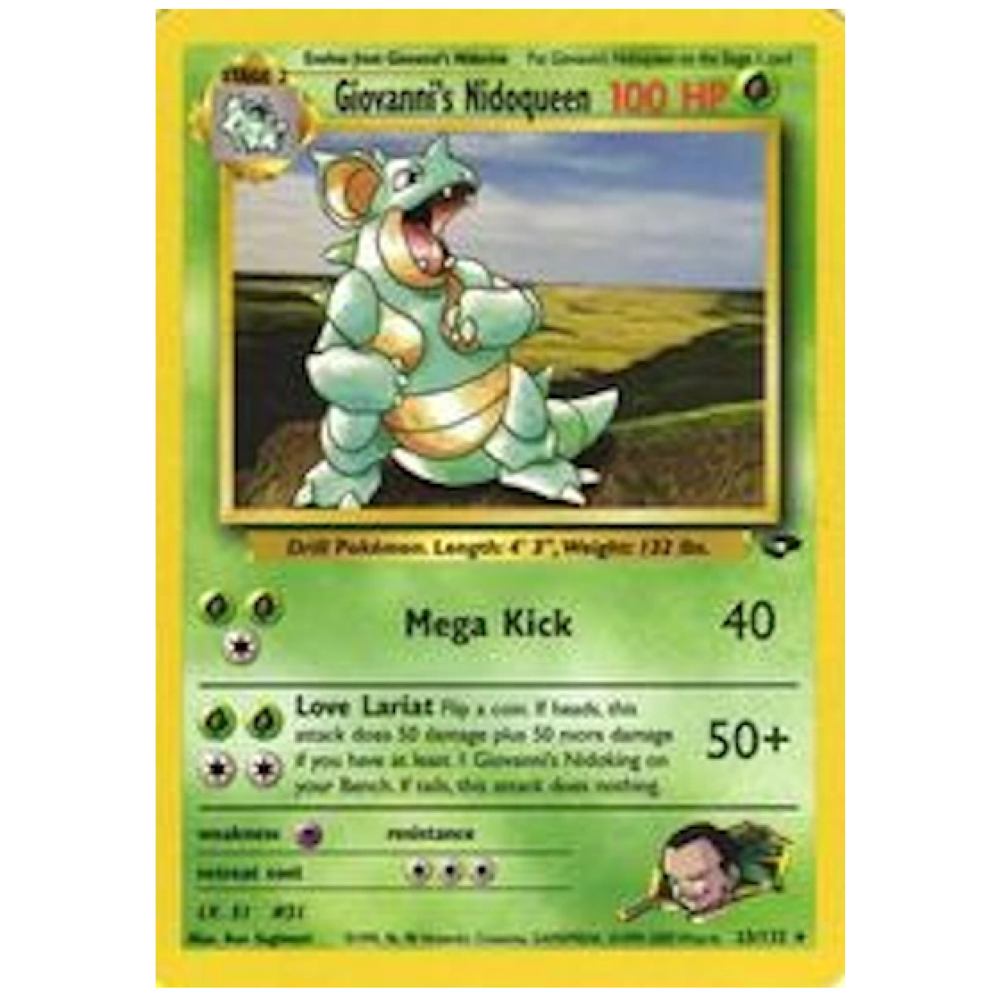 Giovanni's Nidoqueen 23/132 - Gym Challenge (Unlimited) - Holofoil