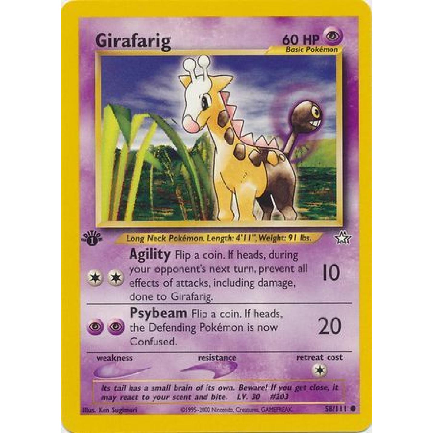 Girafarig 58/111 - Neo Genesis (1st Edition) - Normal