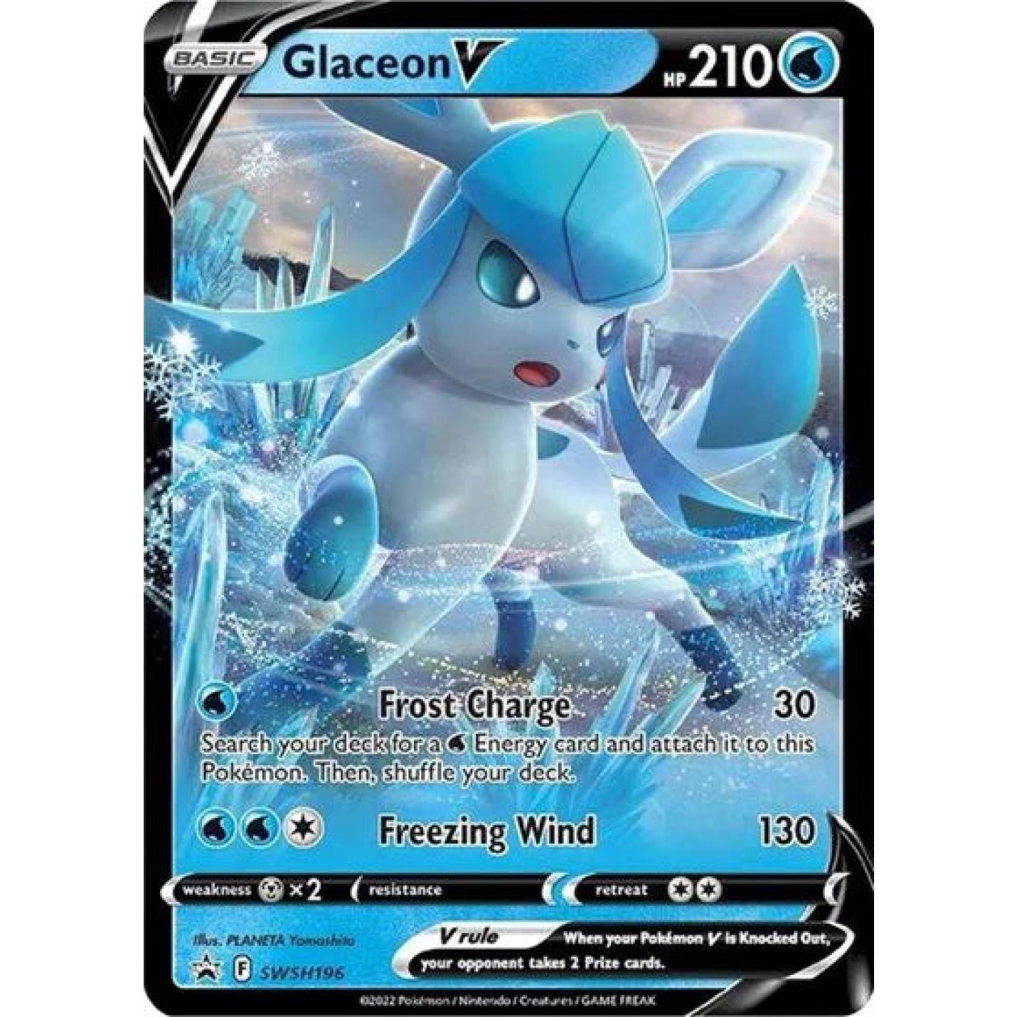 Glaceon V SWSH196 - Sword & Shield Promo - Holofoil
