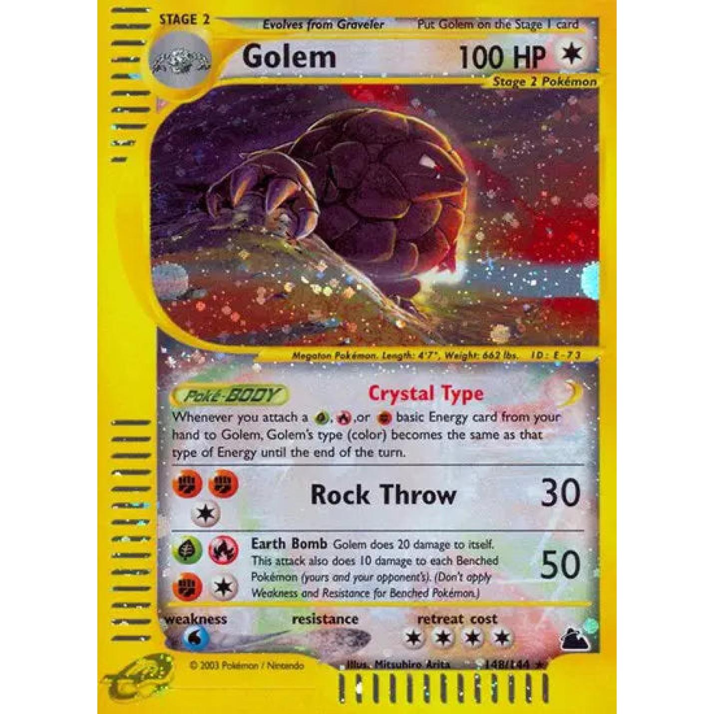 Golem 148/144 - Skyridge - Holofoil