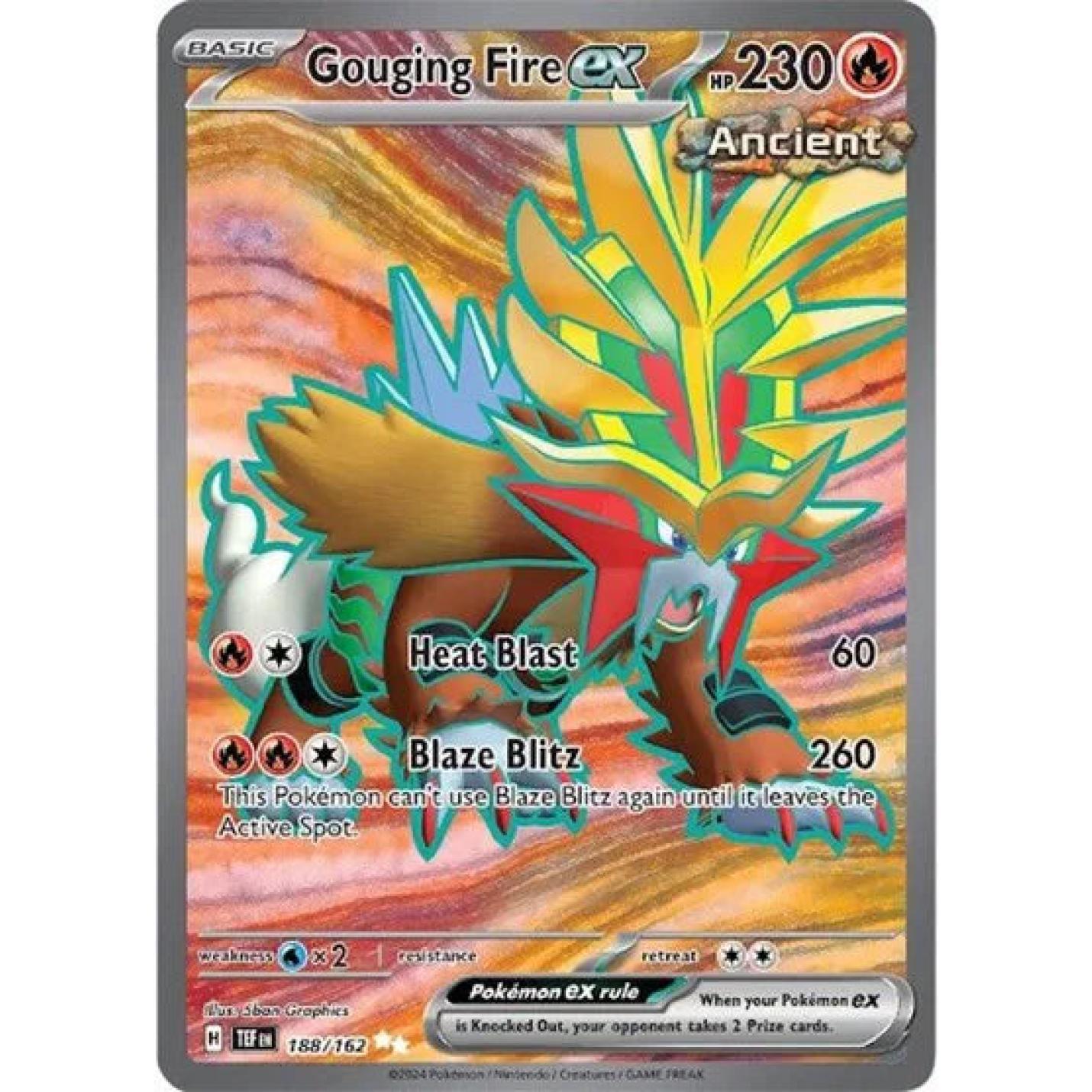 Gouging Fire ex 188/162 - Temporal Forces - Holofoil