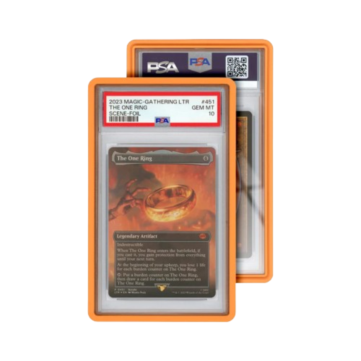 GradedGuard Standard PSA Case Orange
