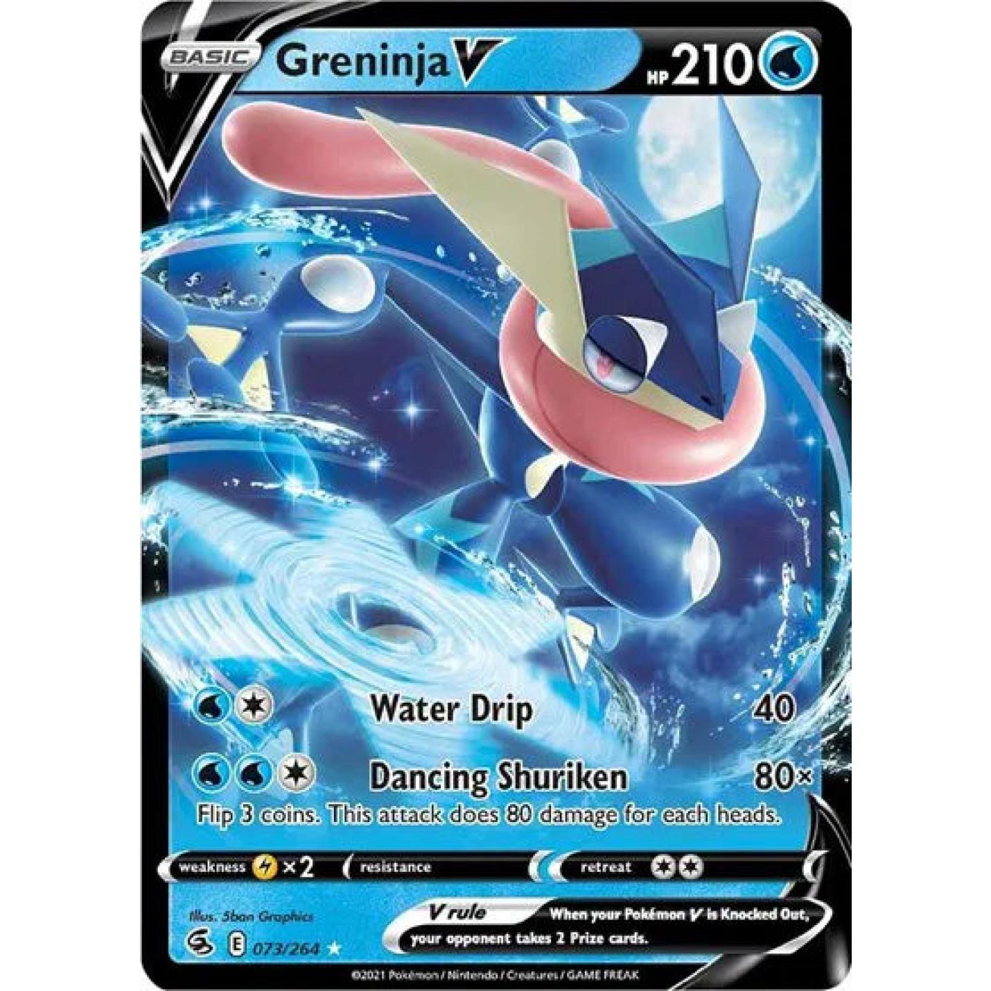 Greninja V 073/264 - Fusion Strike - Holofoil