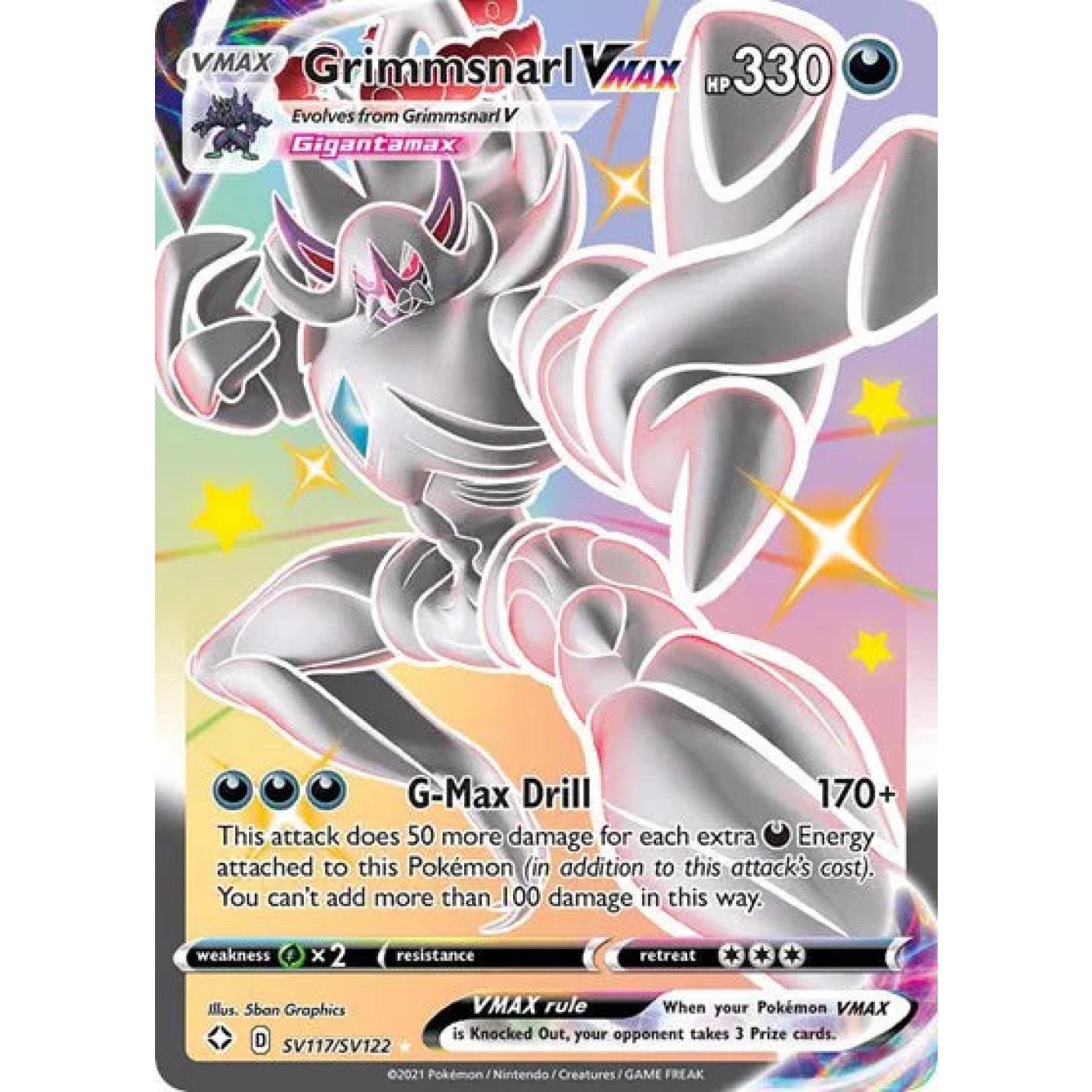 Grimmsnarl VMAX SV117/SV122 - Shining Fates: Shiny Vault - Holofoil