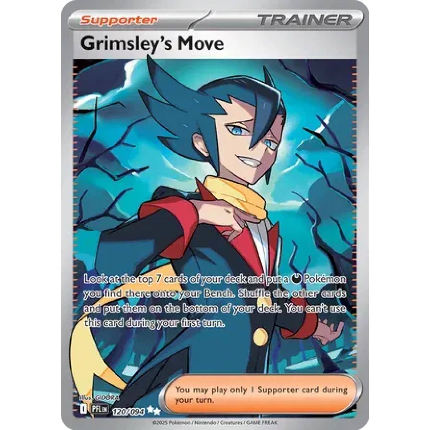 Grimsley's Move 120/094 - Phantasmal Flames - Holofoil