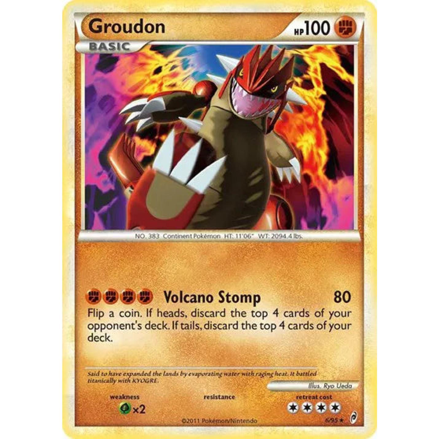 Groudon 6/95 - Call of Legends - Holofoil
