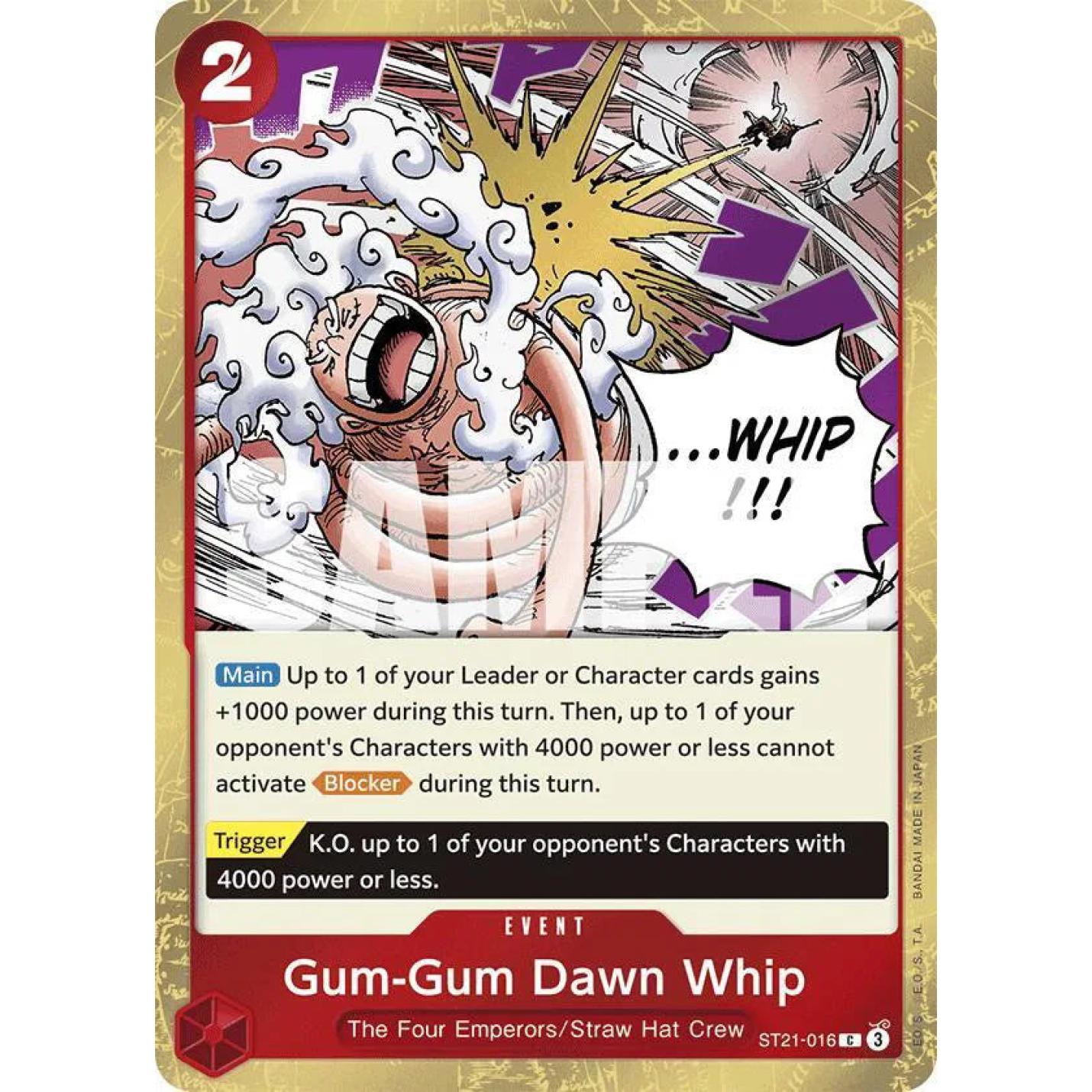 Gum-Gum Dawn Whip ST21-016 - Starter Deck EX: Gear 5 - Foil
