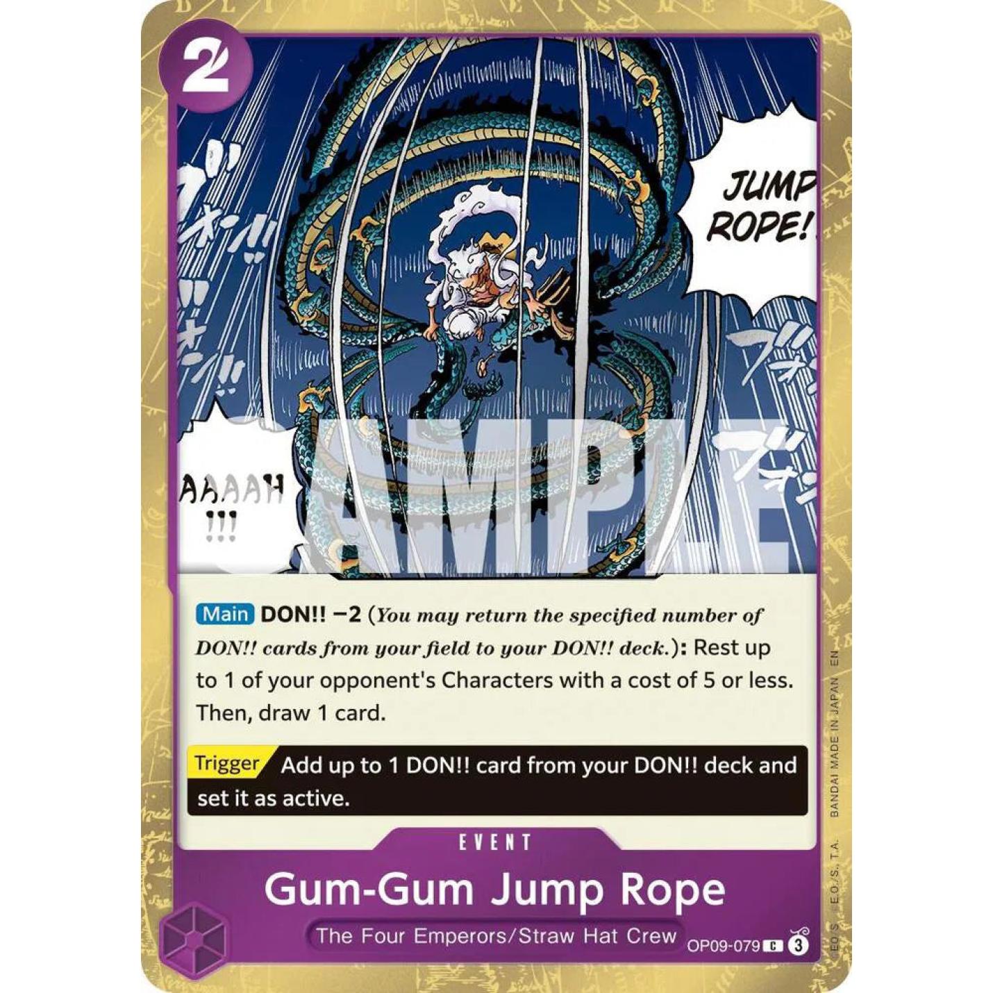 Gum-Gum Jump Rope (Pirate Foil) OP09-079 - The Best Vol.2 - Foil