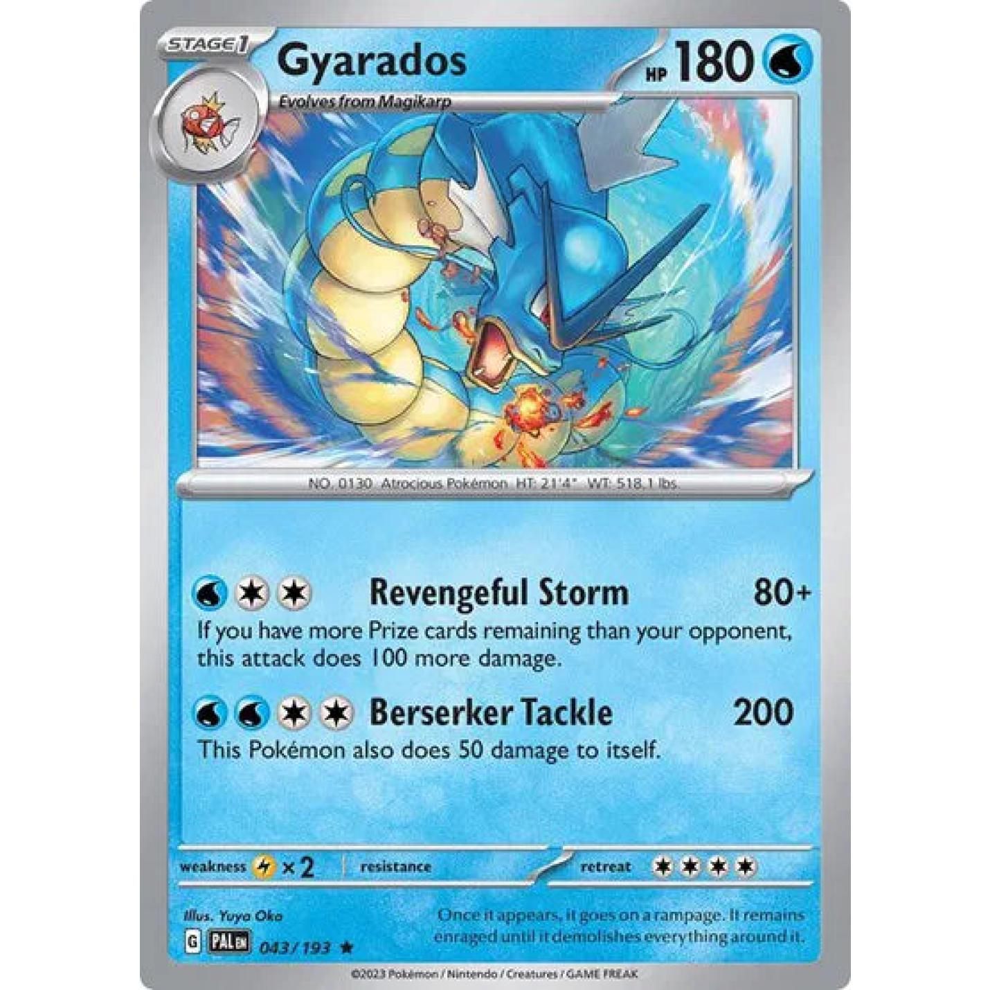 Gyarados 043/193 - Paldea Evolved - Reverse Holofoil