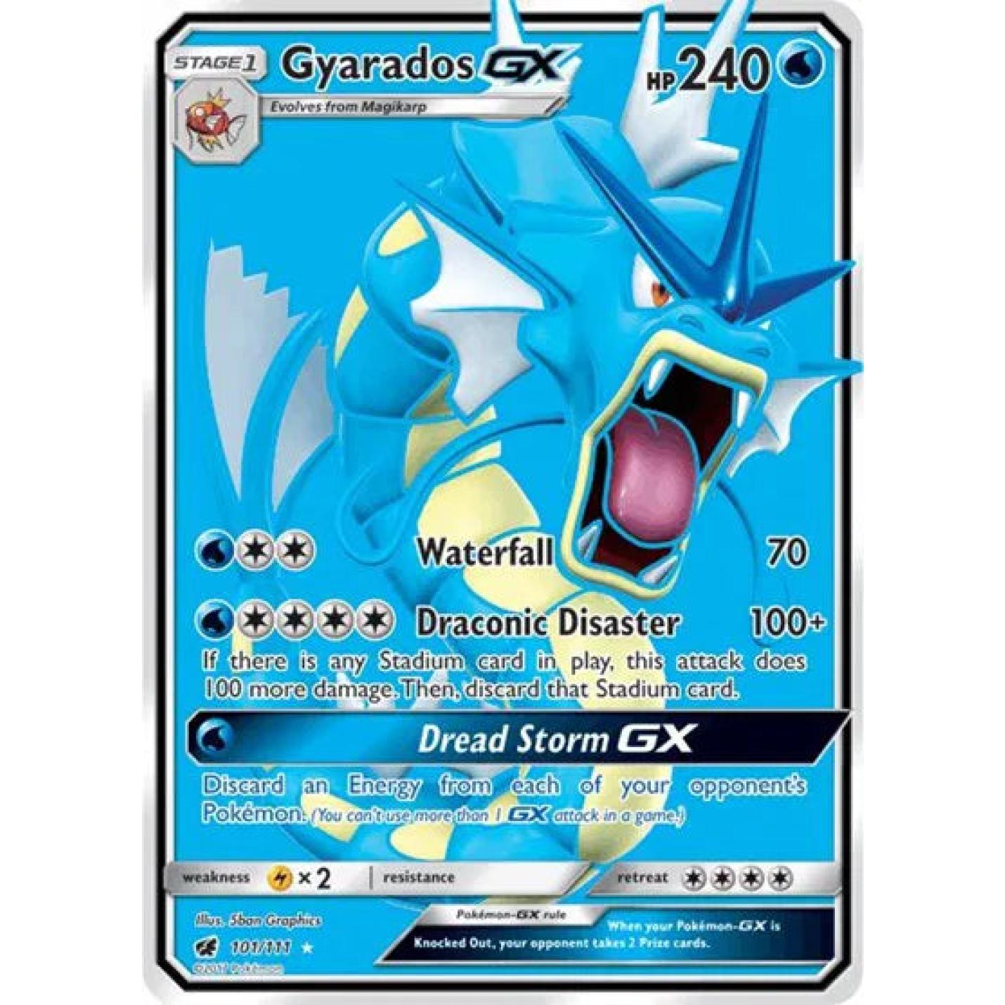 Gyarados GX 101/111 - Crimson Invasion - Holofoil
