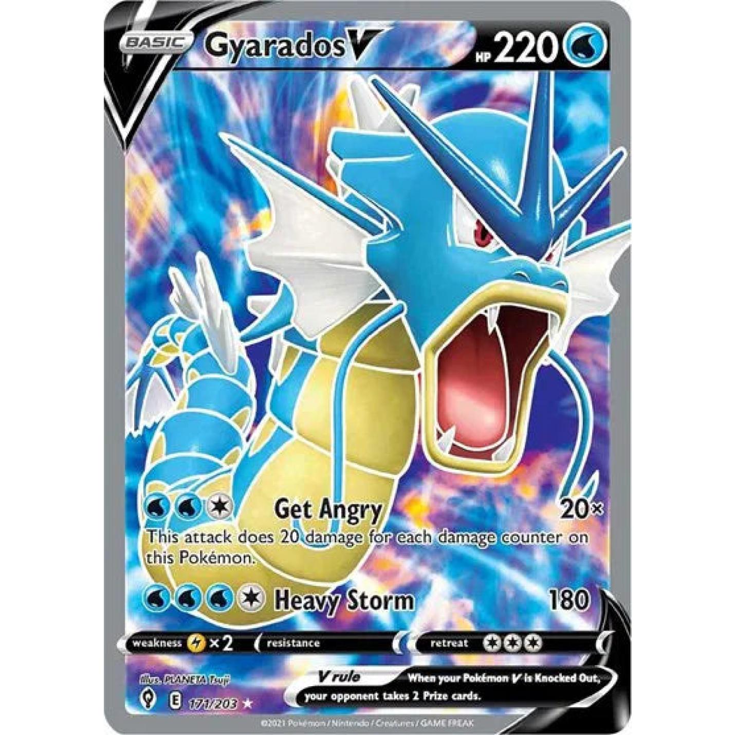 Gyarados V 171/203 - Evolving Skies - Holofoil