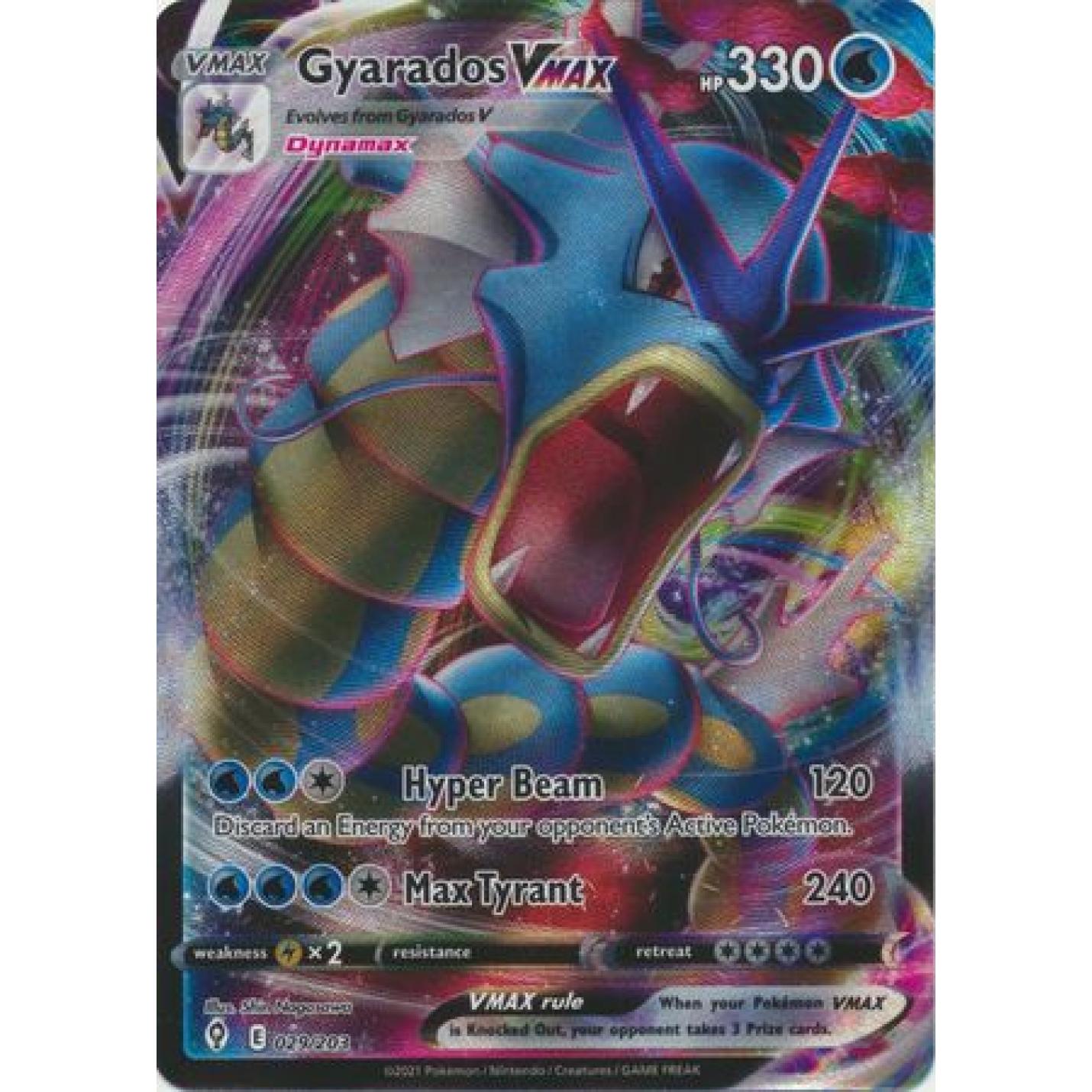 Gyarados VMAX 029/203 - Evolving Skies - Holofoil