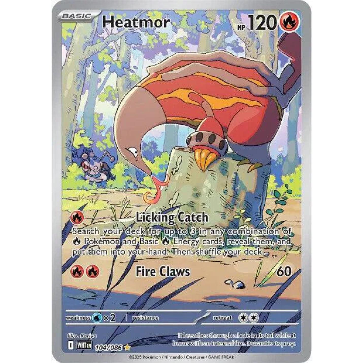 Heatmor 104/086 – White Flare – Holofoil