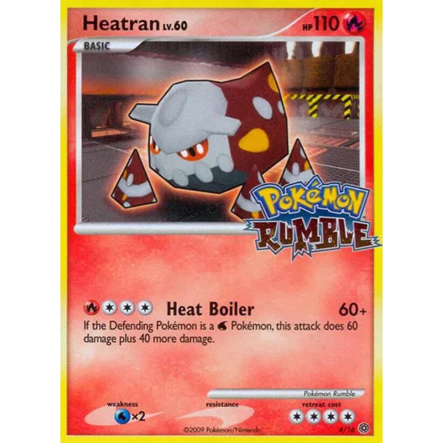 Heatran Lv.60 4/16 - Rumble - Holofoil