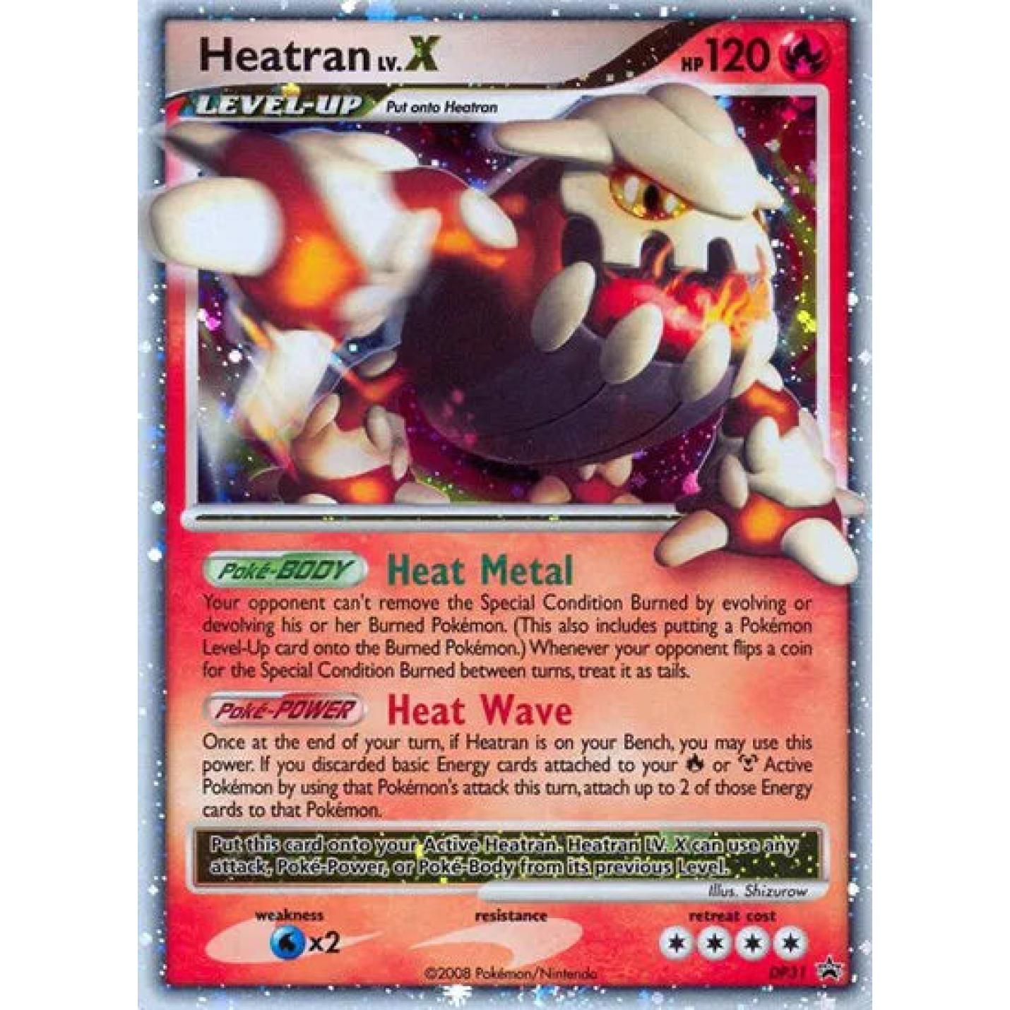 Heatran Lv.X DP31 - Diamond and Pearl Promos - Holofoil