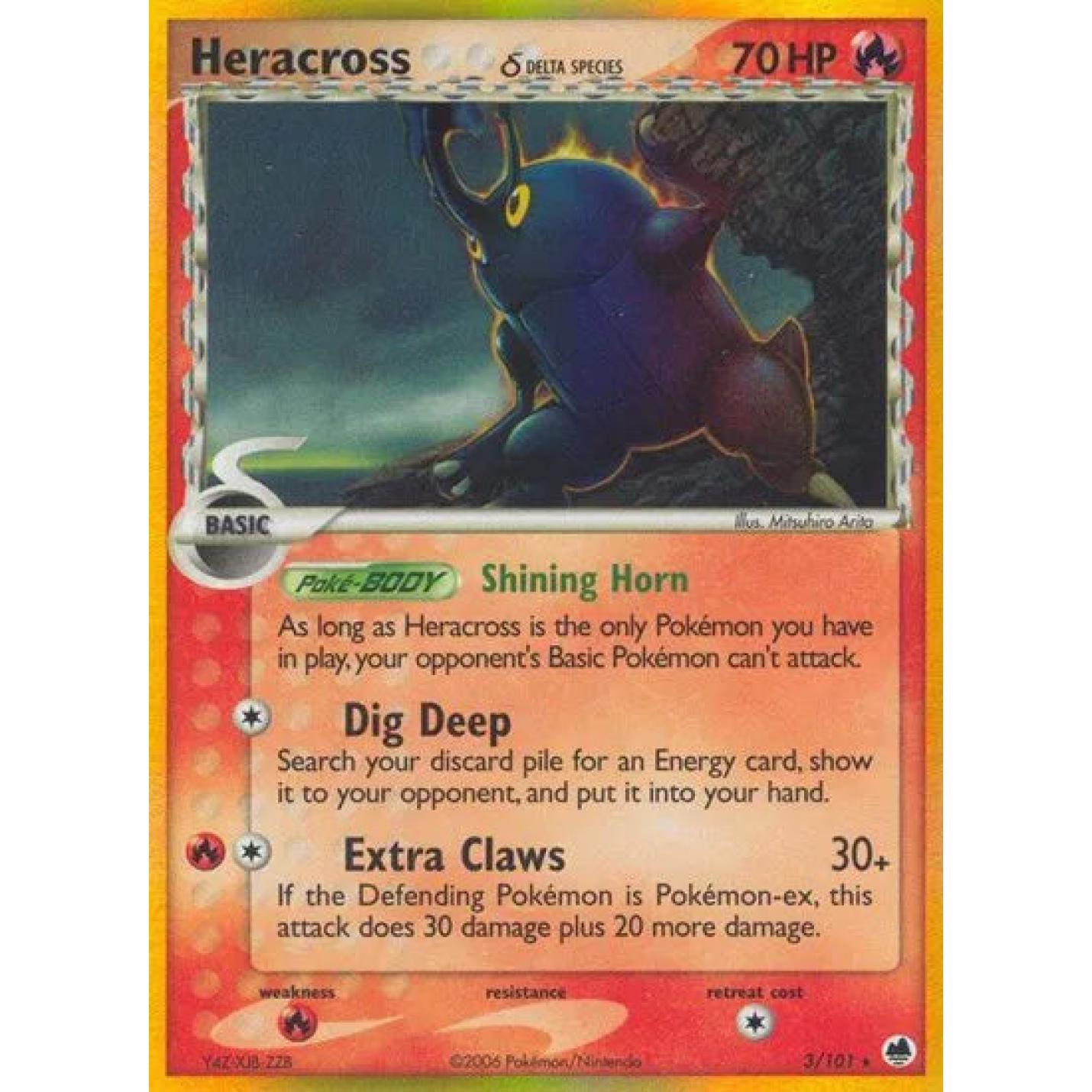 Heracross 3/101 - EX Dragon Frontiers - Holofoil