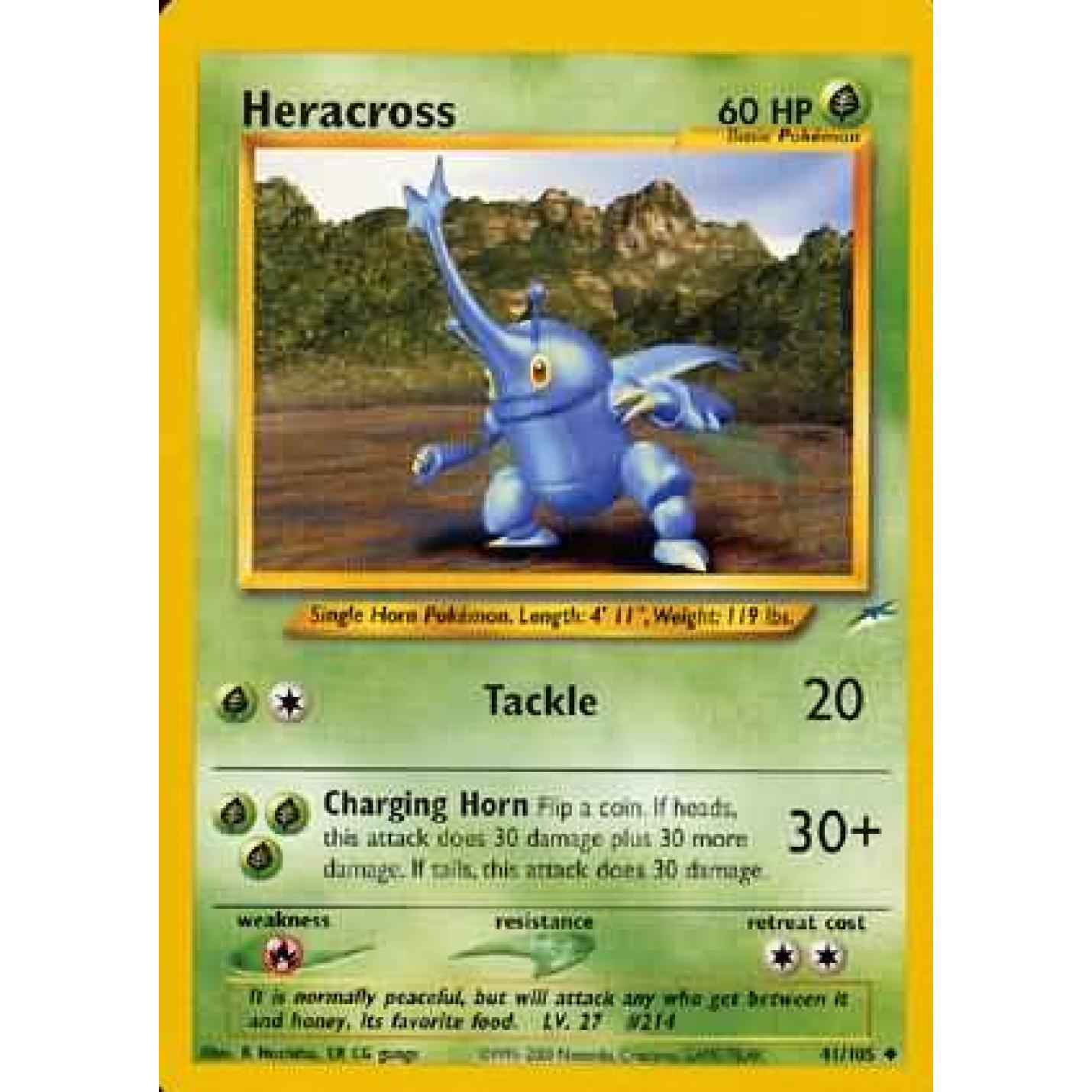Heracross 41/105 - Neo Destiny (Unlimited) - Normal