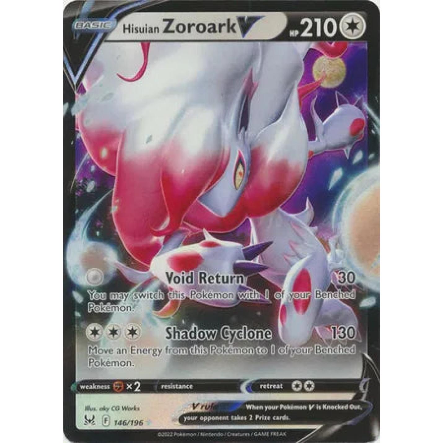 Hisuian Zoroark V 146/196 - Lost Origin - Holofoil