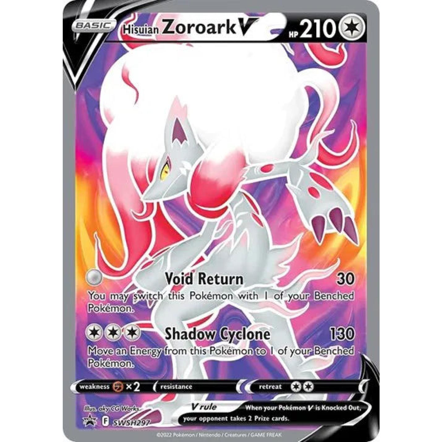 Hisuian Zoroark V SWSH297 - Sword & Shield Promo - Holofoil