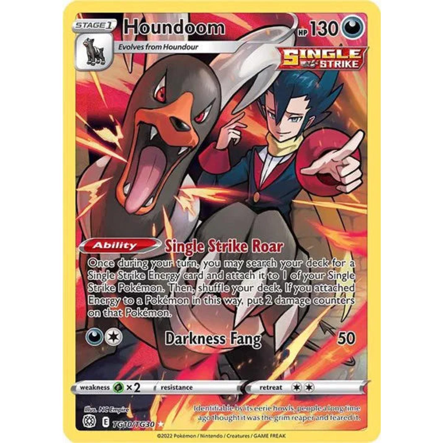 Houndoom TG10/TG30 - Brilliant Stars Trainer Gallery - Holofoil