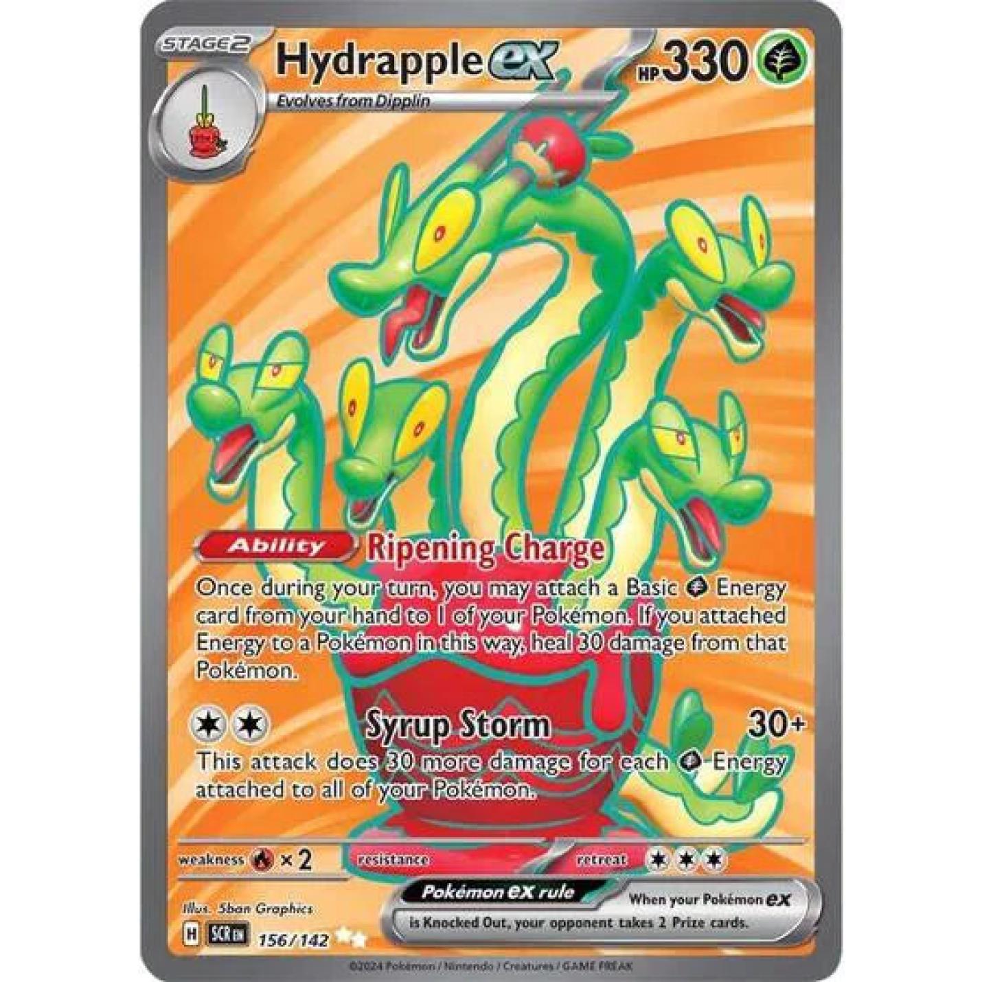 Hydrapple ex 156/142 - Stellar Crown - Holofoil