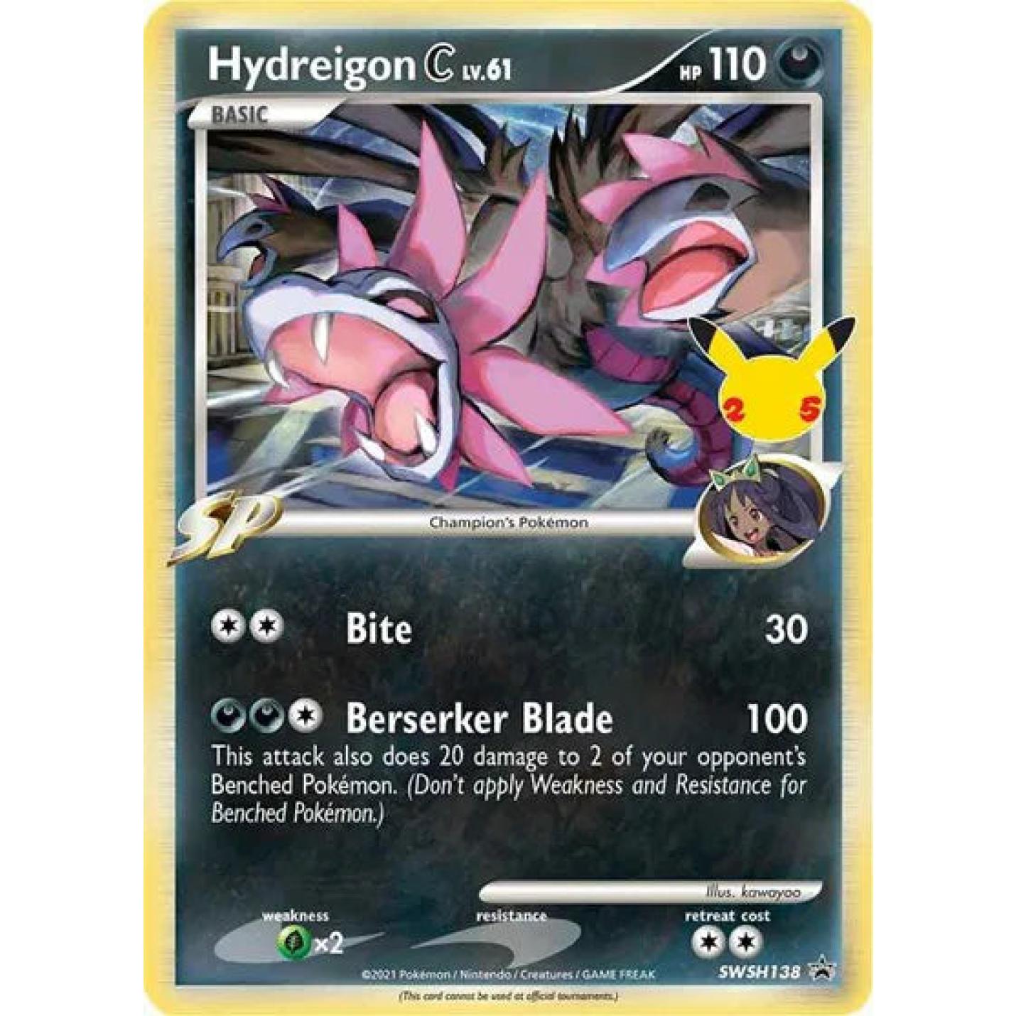Hydreigon C Lv.61 SWSH138 - Sword & Shield Promo - Holofoil
