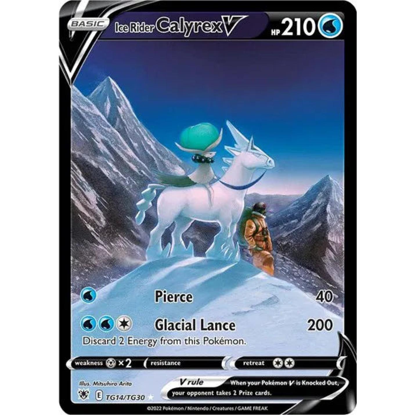 Ice Rider Calyrex V TG14/TG30 - Astral Radiance Trainer Gallery - Holofoil