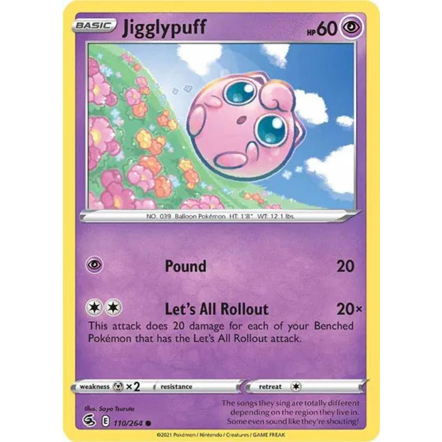 Jigglypuff 110/264 - Fusion Strike - Normal