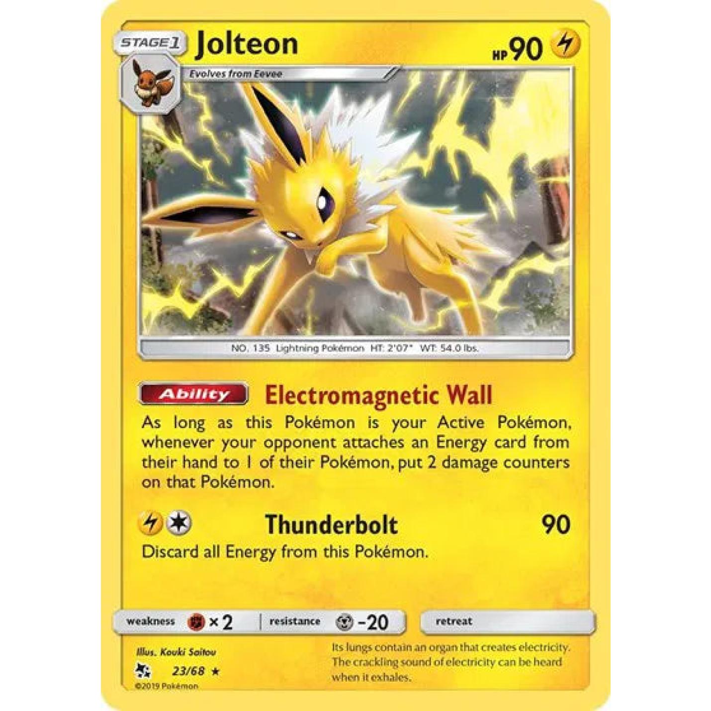 Jolteon 23/68 - Hidden Fates - Normal