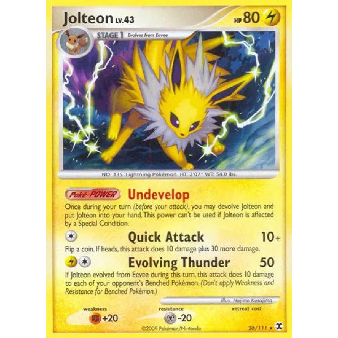 Jolteon Lv.43 26/111 - Rising Rivals - Normal