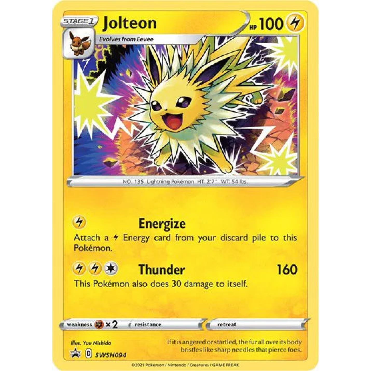 Jolteon SWSH094 - Sword & Shield Promo - Holofoil