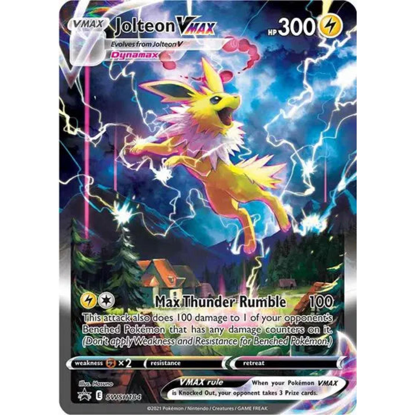Jolteon VMAX SWSH184 - Sword & Shield Promo - Holofoil