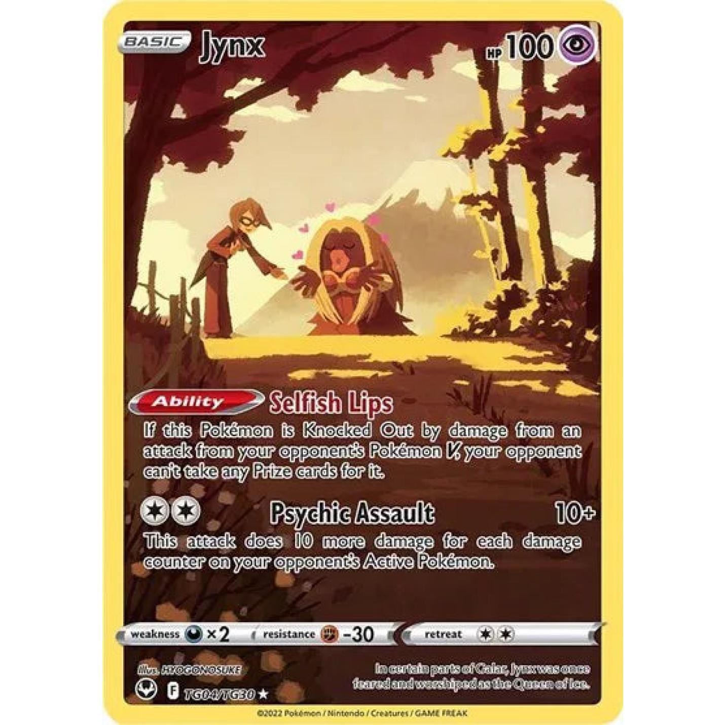 Jynx TG04/TG30 - Silver Tempest Trainer Gallery - Holofoil
