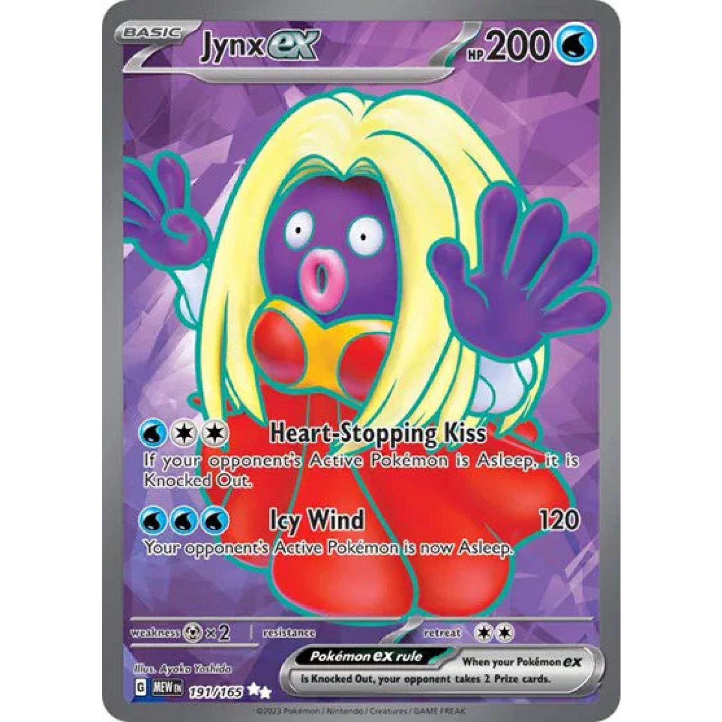 Jynx ex 191/165 - Scarlet & Violet 151 - Holofoil