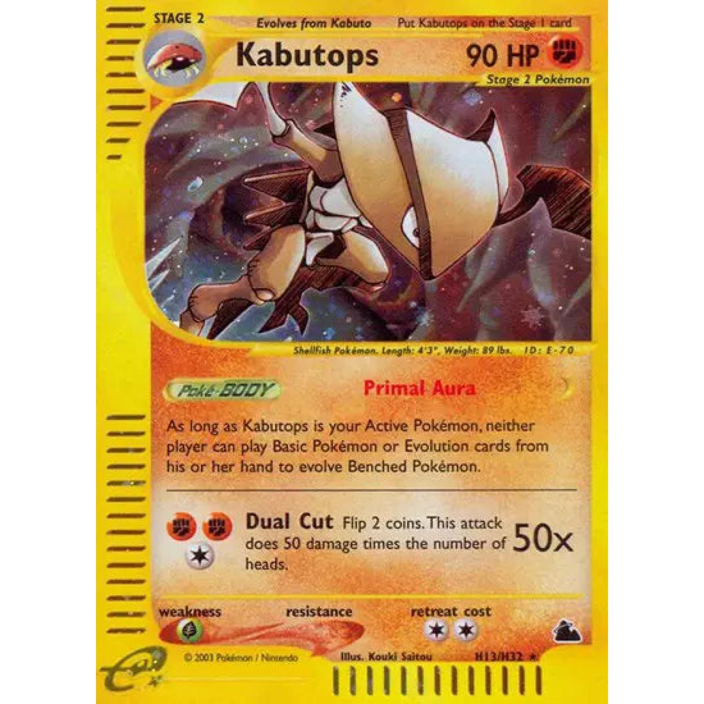 Kabutops H13/H32 - Skyridge - Holofoil