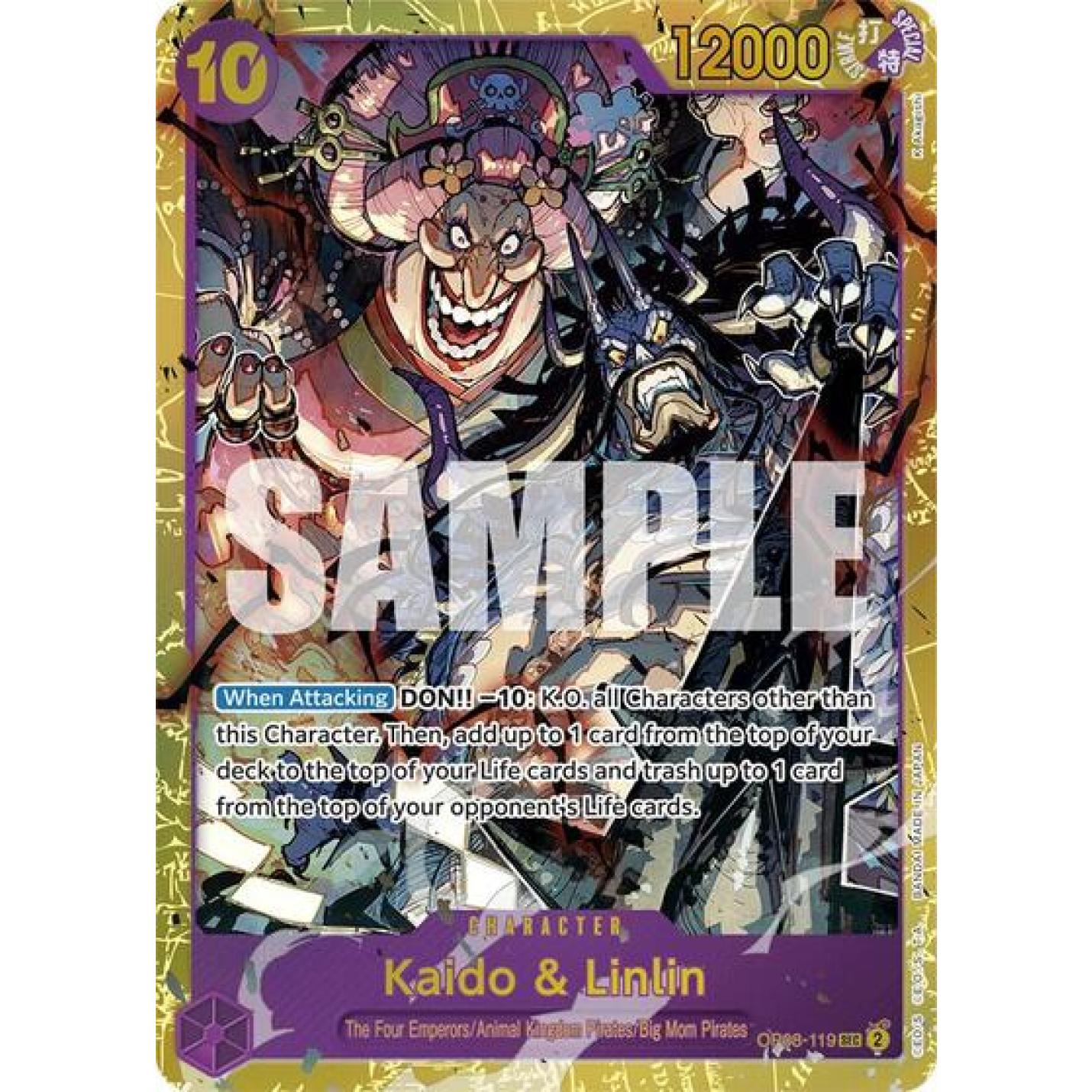 Kaido & Linlin OP08-119 - Two Legends - Foil