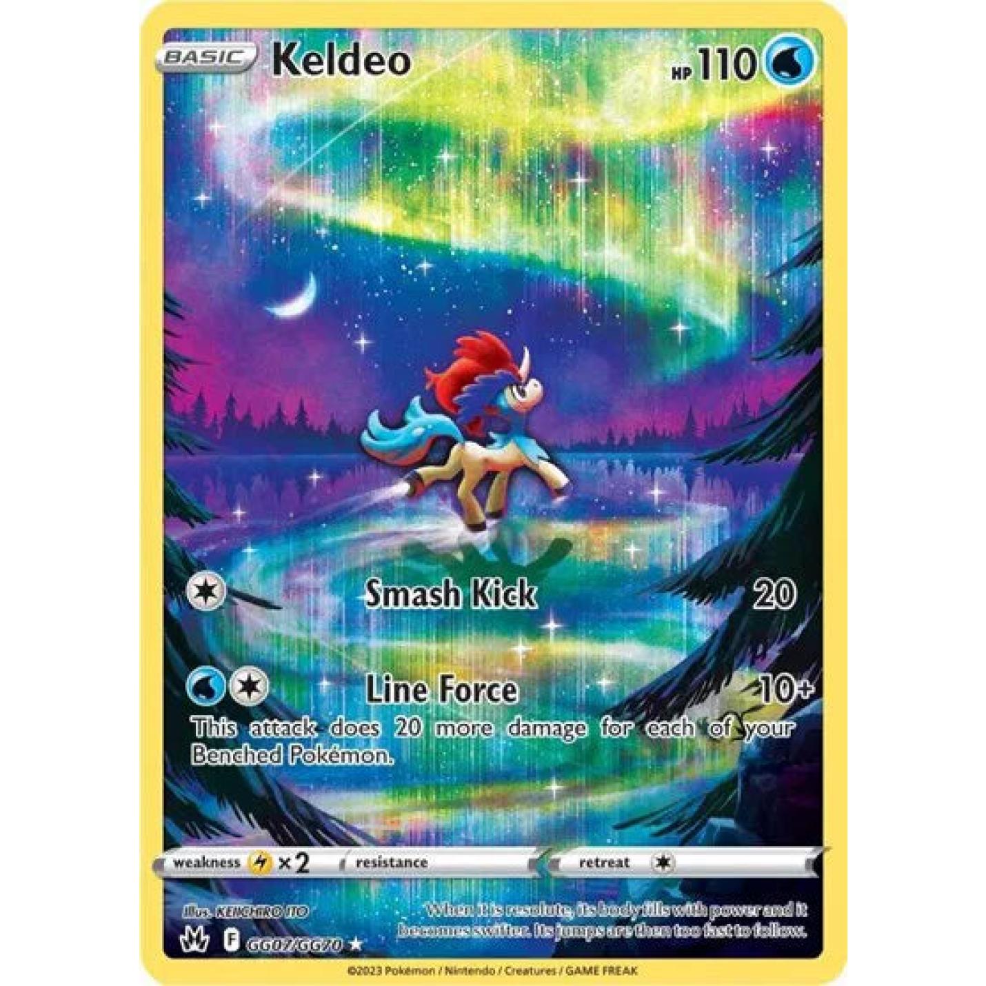 Keldeo GG07/GG70 - Crown Zenith: Galarian Gallery - Holofoil
