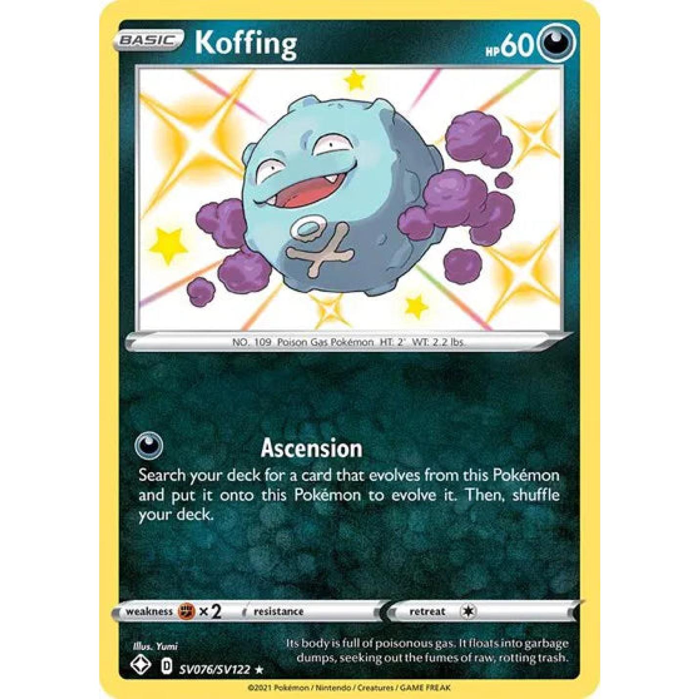 Koffing SV076/SV122 - Shining Fates: Shiny Vault - Holofoil