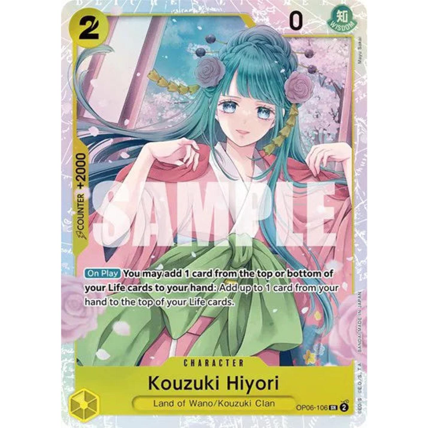Kouzuki Hiyori OP06-106 - Wings of the Captain - Foil