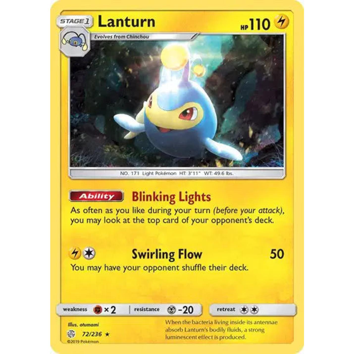 Lanturn 72/236 - Cosmic Eclipse - Reverse Holofoil