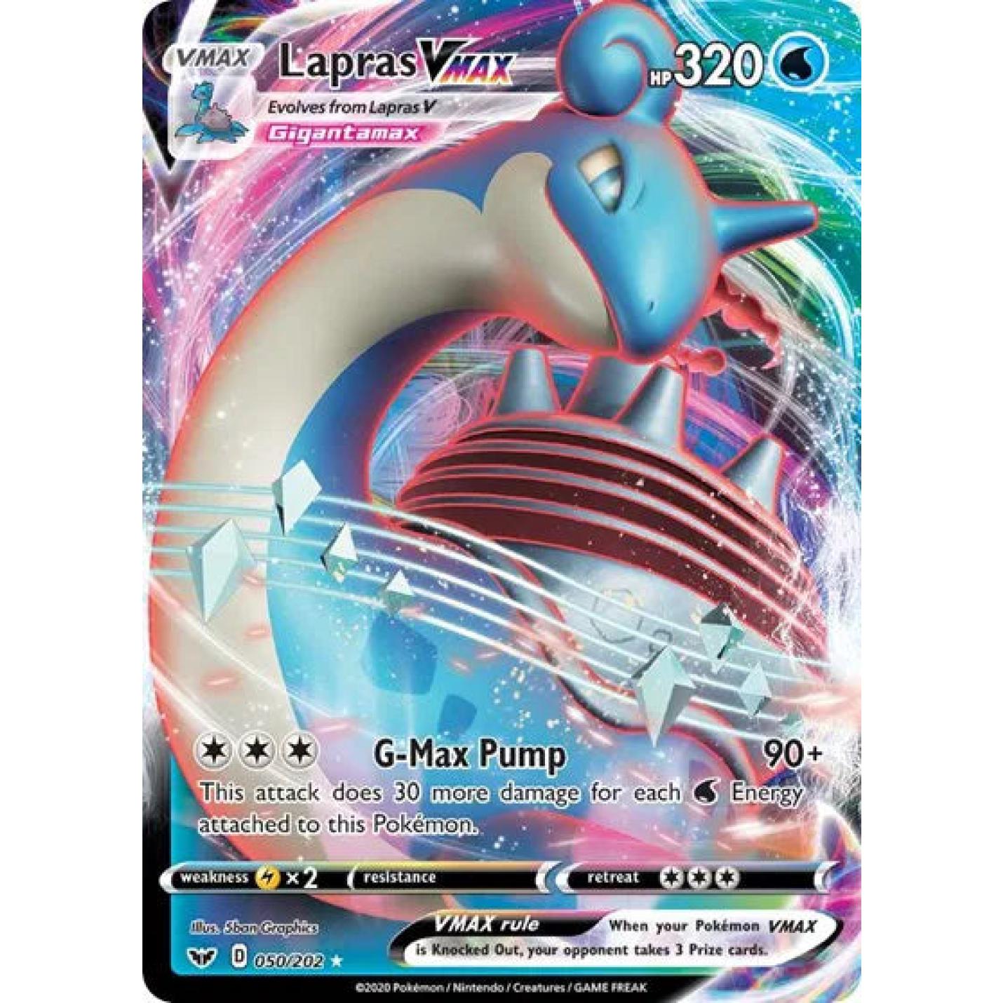 Lapras VMAX 050/202 - Sword & Shield - Holofoil