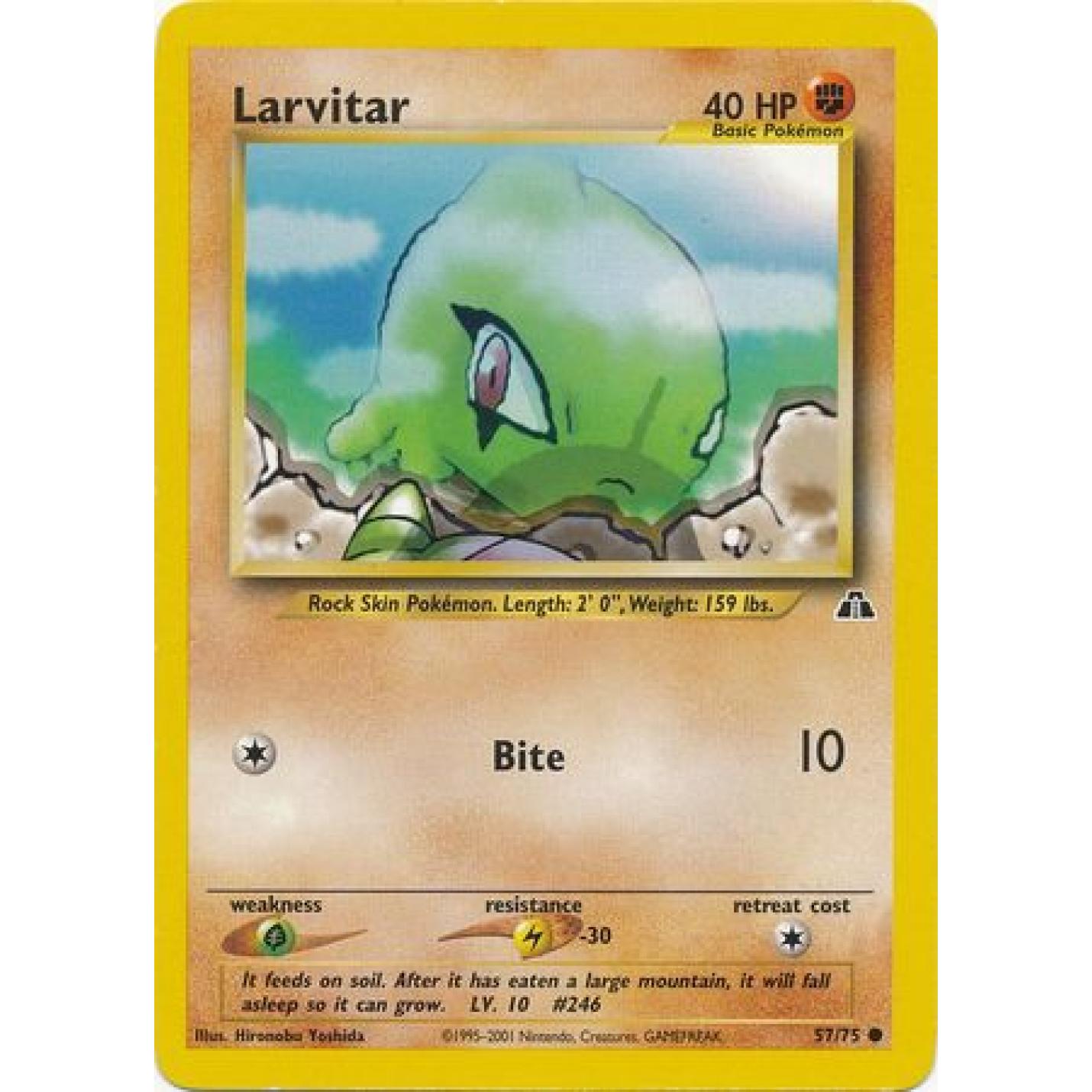 Larvitar 57/75 - Neo Discovery (Unlimited) - Normal