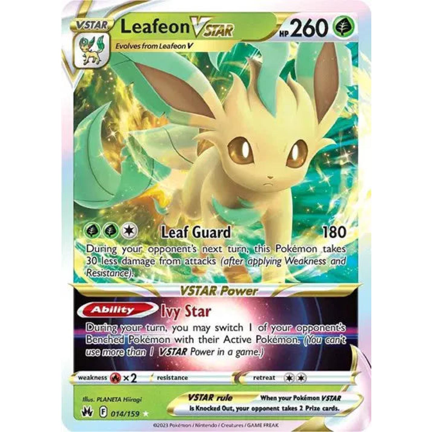 Leafeon VSTAR 014/159 - Crown Zenith - Holofoil