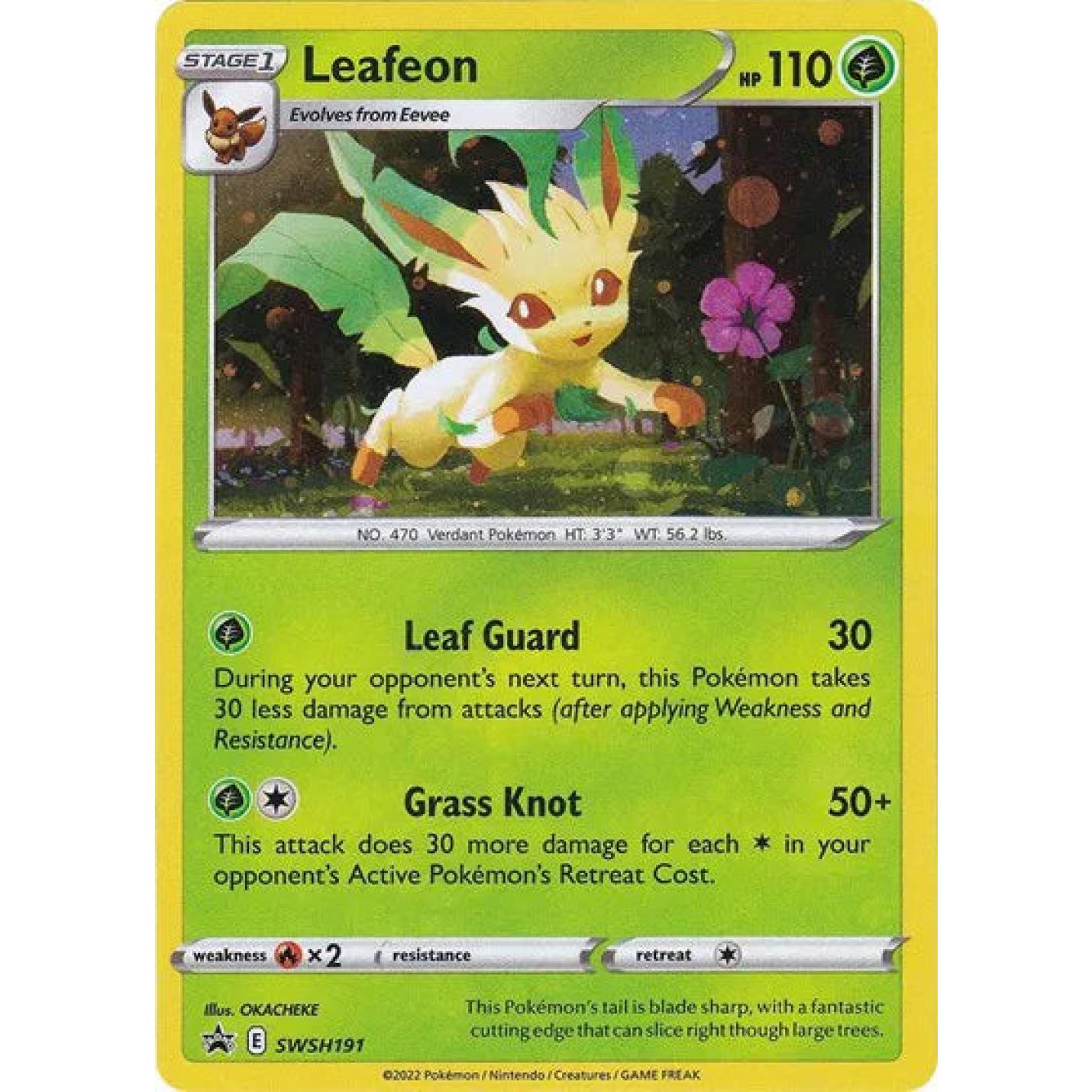Leafeon SWSH191 - Sword & Shield Promo - Holofoil