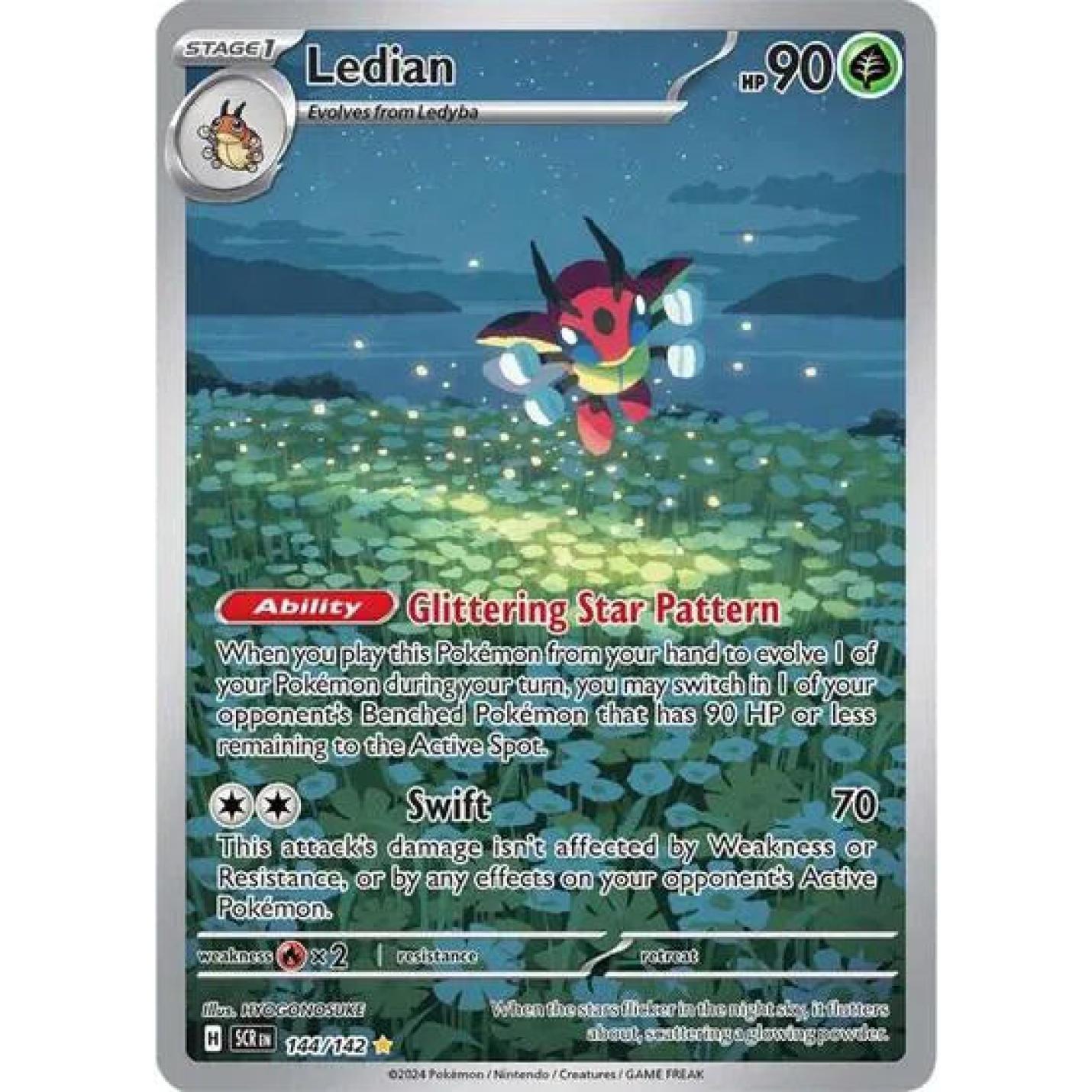 Ledian 144/142 - Stellar Crown - Holofoil