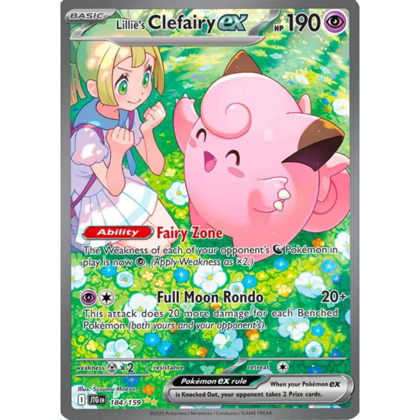 Lillie's Clefairy ex 184/159 - Journey Together - Holofoil