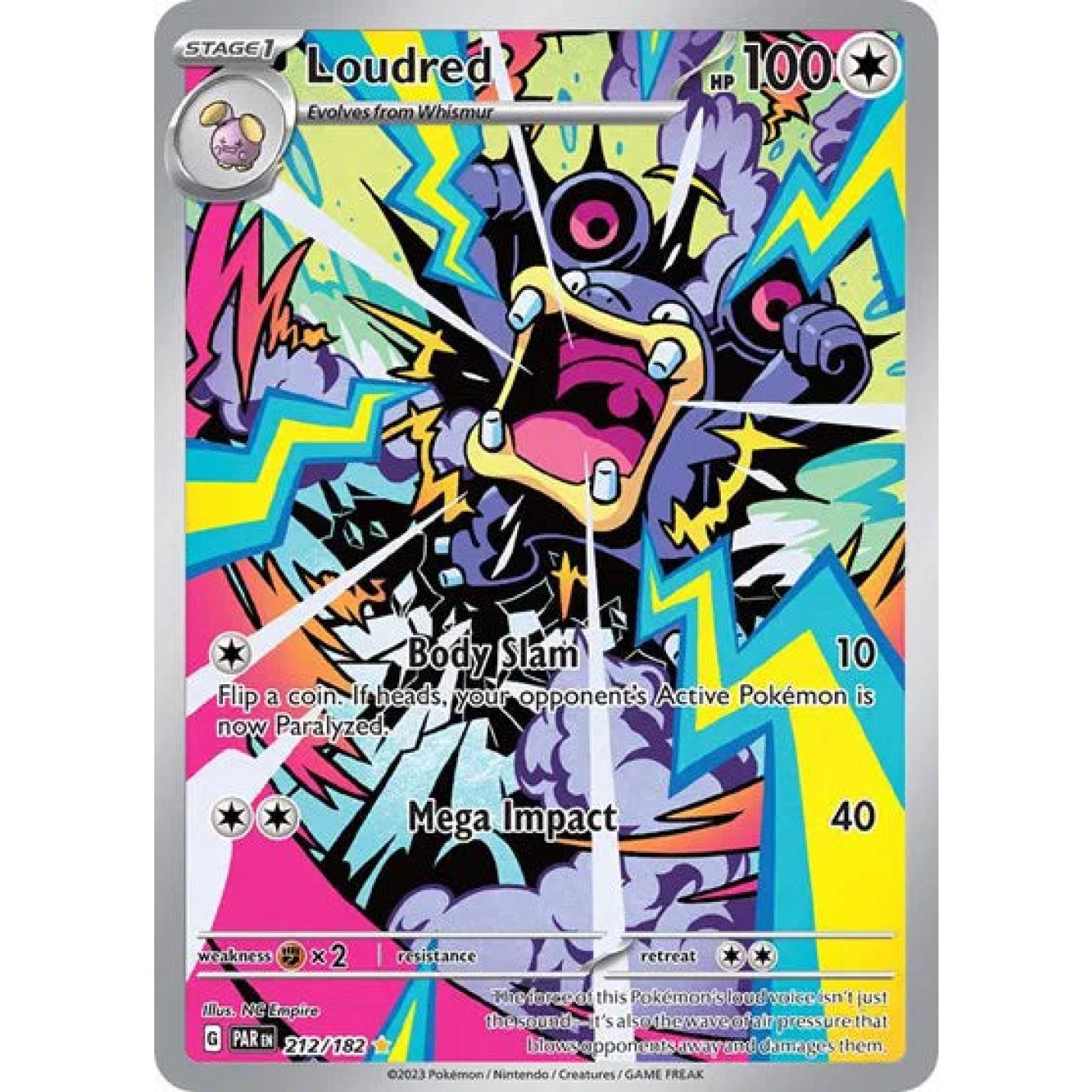 Loudred 212/182 - Paradox Rift - Holofoil