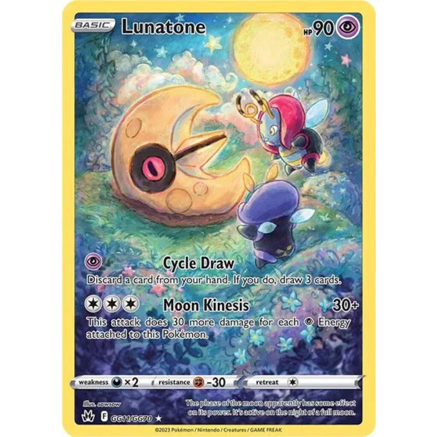 Lunatone GG11/GG70 - Crown Zenith: Galarian Gallery - Holofoil