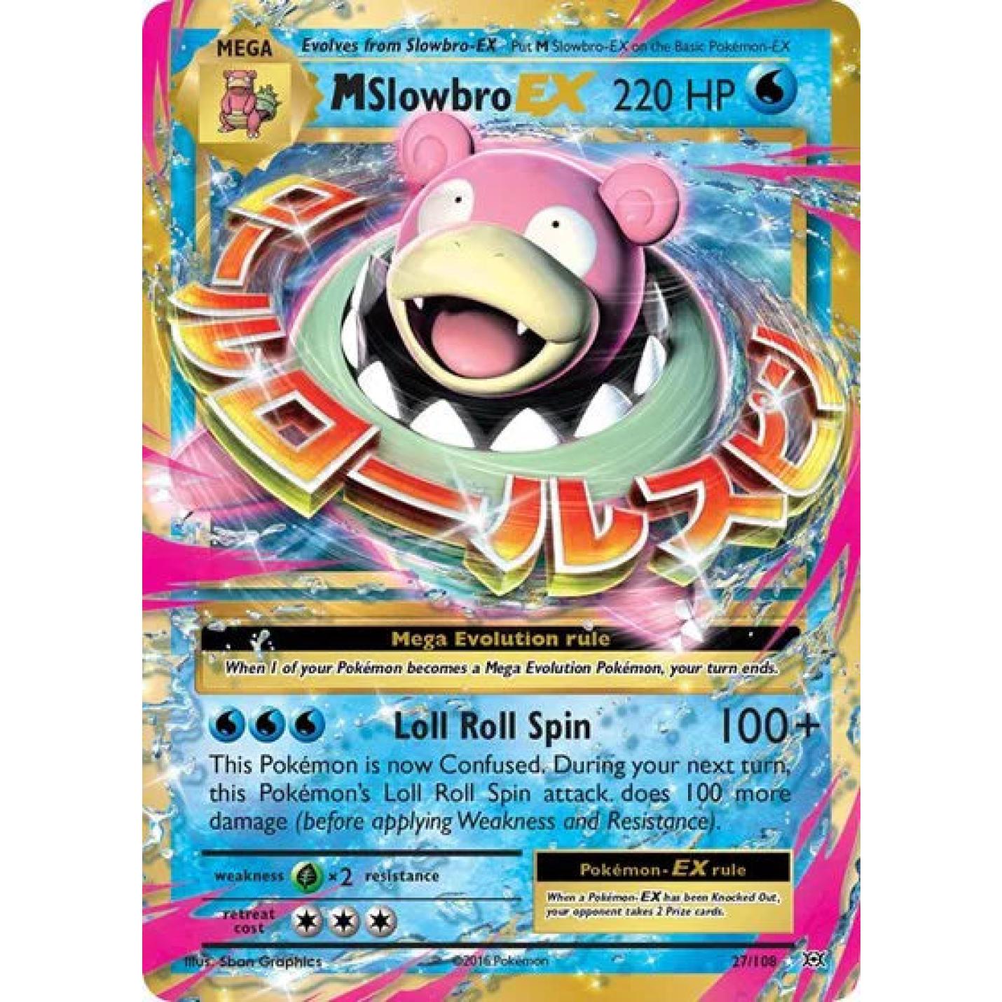 M Slowbro EX 27/108 - Evolutions - Holofoil