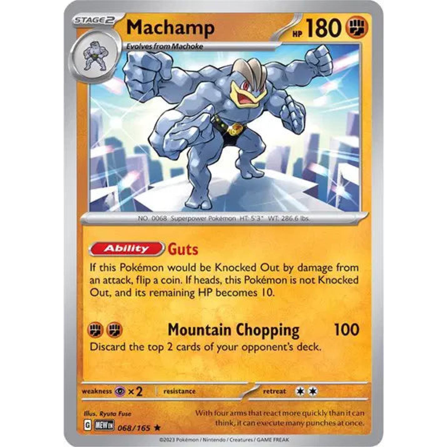 Machamp 068/165 - Scarlet & Violet 151 - Holofoil